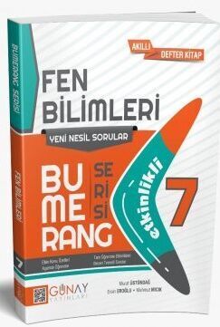 Günay Yayınları 7. Sınıf Bumerang Serisi Fen Bilimleri Akıllı Defter Kitap