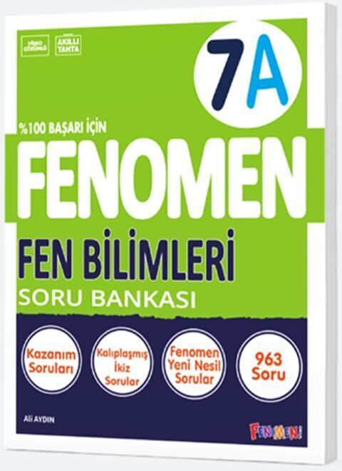 Fenomen Okul Yayınları 7. Sınıf Fen Bilimleri A Fenomen Soru Bankası