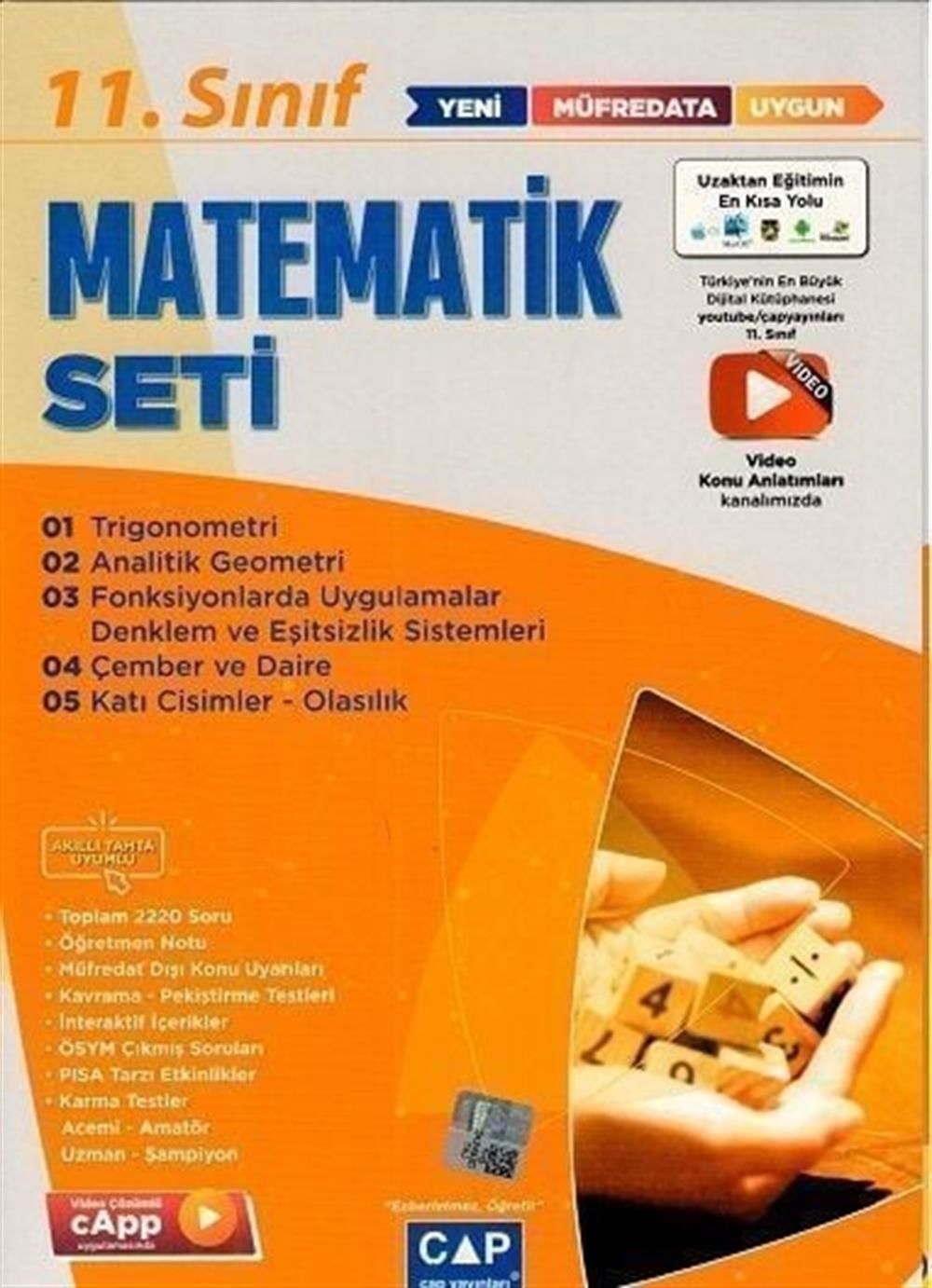 Çap Yayınları 11. Sınıf Matematik Anadolu Seti