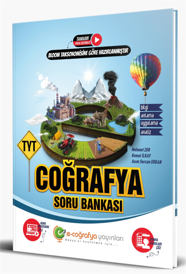 E-coğrafya Yayınları TYT Coğrafya Soru Bankası