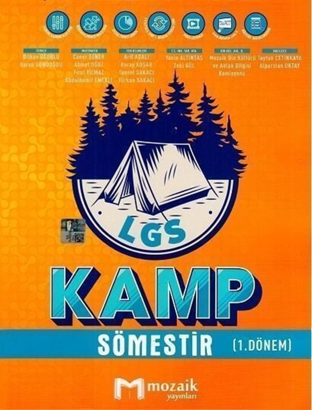 Mozaik Yayınları 8. Sınıf LGS Kamp Sömestır 1. Dönem