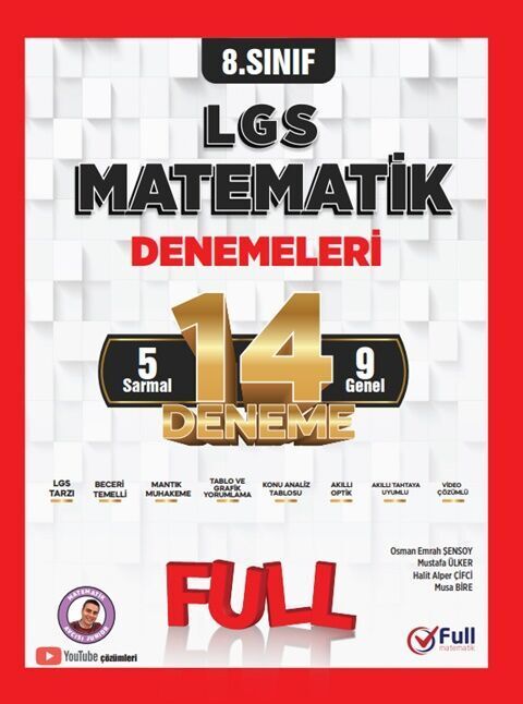 Full Matematik 8. Sınıf LGS Matematik 14 lü Branş Denemeleri