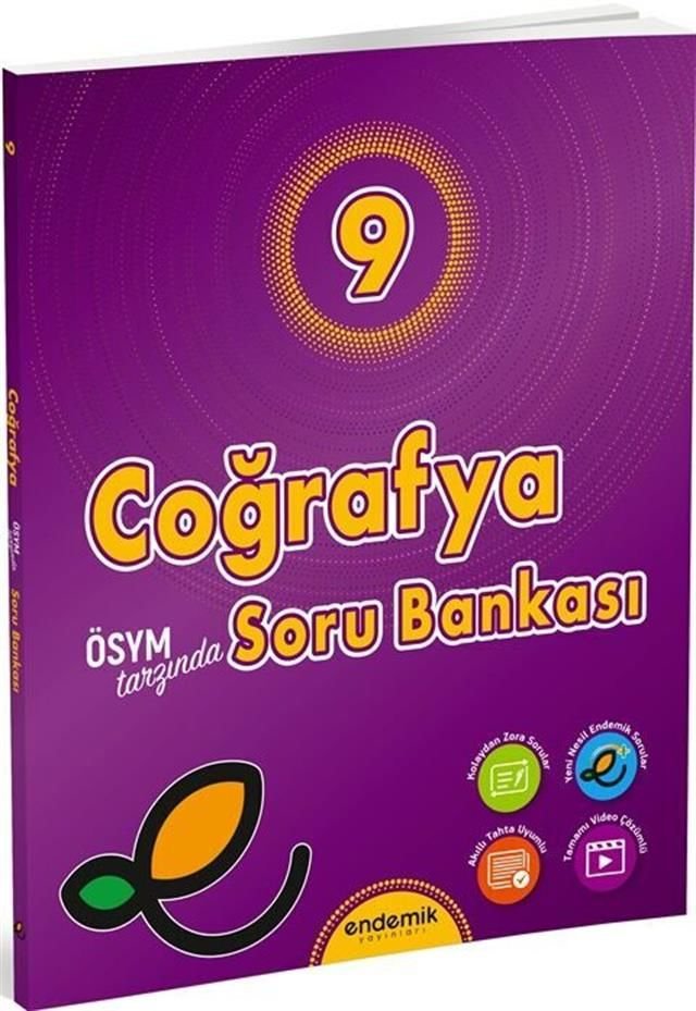 Endemik Yayınları 9. Sınıf Coğrafya Soru Bankası