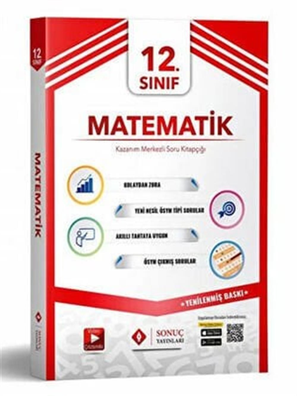 Sonuç Yayınları 12. Sınıf Matematik Kazanım Merkezli Soru Kitapçığı Seti