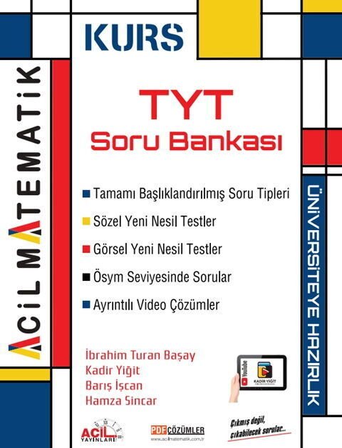 Acil Yayınları TYT Matematik KURS Soru Bankası