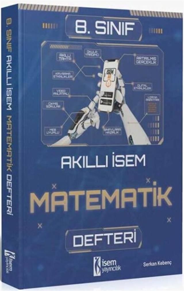 İsem Yayınları 8. Sınıf Akıllı İsem Matematik Defteri