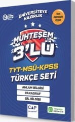 Çap Yayınları TYT MSÜ KPSS Türkçe Seti