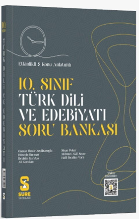 Süre Yayınları 10. Sınıf Türk Dili ve Edebiyatı Soru Bankası
