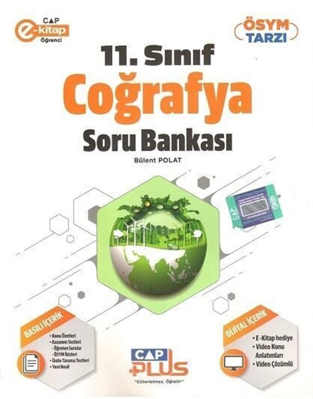 Çap Yayınları 11. Sınıf Anadolu Coğrafya Soru Bankası