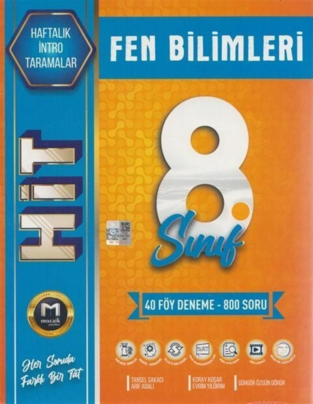 Mozaik Yayınları 8. Sınıf Fen Bilimleri Hıt 32 Deneme