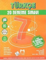 Mozaik Yayınları 7. Sınıf Türkçe 20 li Deneme