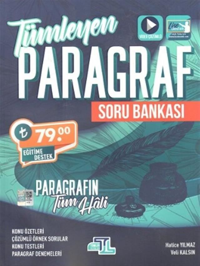 Tümler Yayınları TYT Paragraf Tümleyen Soru Bankası