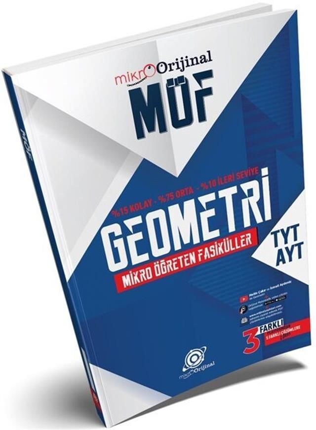 Orijinal Mikro TYT AYT Geometri MÖF Mikro Öğreten Fasiküller Set