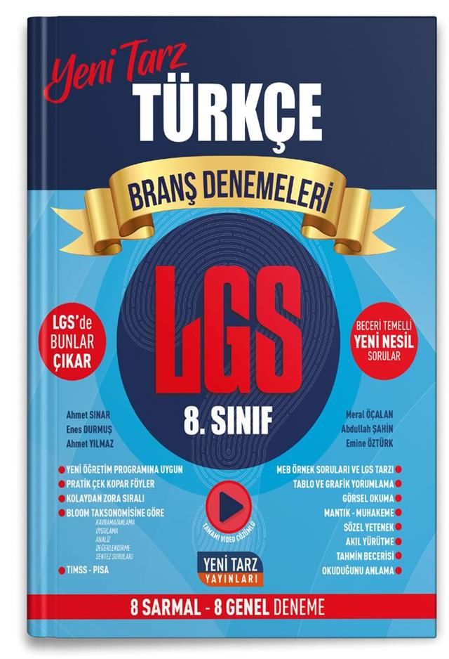 Yeni Tarz 8. Sınıf LGS Türkçe Branş Denemeleri