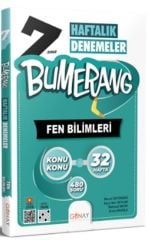 Günay Yayınları 7. Sınıf Bumerang Haftalık Fen Bilimleri Denemeleri