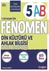 Fenomen Okul Yayınları 5. Sınıf Din Kültürü ve Ahlak Bilgisi A ve B Fenomen Soru Bankası