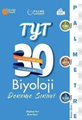 Palme Yayınları TYT Biyoloji Palmetre Serisi 30 Deneme Video Çözümlü