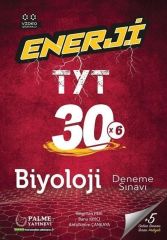 Palme Yayınları TYT Biyoloji Enerji 30 Deneme Sınavı