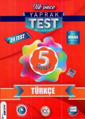 İlk Önce Yayıncılık 5. Sınıf Türkçe Yaprak Test