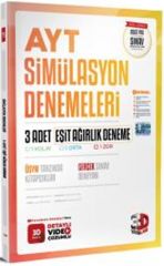 3D Yayınları AYT Eşit Ağırlık 3 lü Simülasyon Genel Deneme