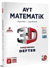 3D Yayınları AYT Matematik Video Destekli Defter