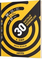 Hız Yayınları 6. Sınıf Sosyal Bilgiler 30 Haftalık Kazanım Denemeleri