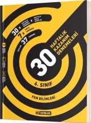 Hız Yayınları 6. Sınıf Fen Bilimleri 30 Haftalık Kazanım Denemeleri