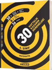 Hız Yayınları 6. Sınıf Matematik 30 Haftalık Kazanım Denemeleri