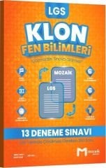 Mozaik Yayınları 8. Sınıf LGS Fen Bilimleri Klon 13 Deneme