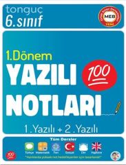 Tonguç Akademi 6. Sınıf Yazılı Notları 1. Dönem 1 ve 2. Yazılı