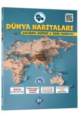 KR Akademi Coğrafyanın Kodları Dünya Haritaları Çalışma Defteri ve Soru Bankası