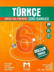 Mozaik Yayınları 6. Sınıf Türkçe Soru Bankası