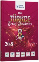 Krallar Karması 8. Sınıf LGS Türkçe 20 x 8 Branş Denemeleri