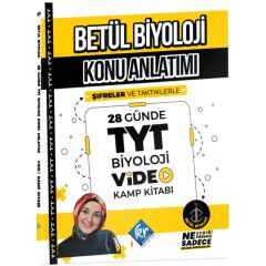 KR Akademi TYT Betül Biyoloji Konu Anlatımı 28 Günde Video Kamp Kitabı