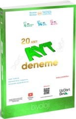 ÜçDörtBeş Yayınları AYT Biyoloji 20 Deneme