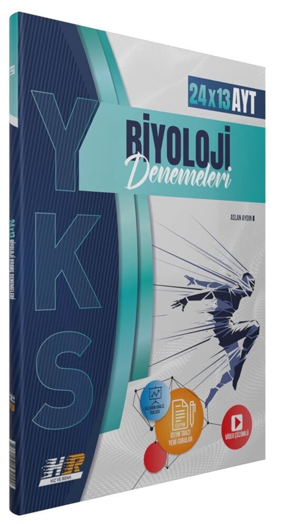 Hız ve Renk Yayınları AYT Biyoloji 24 x 13 Denemeleri