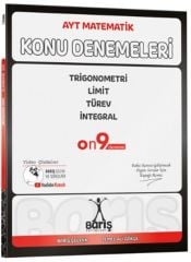 Barış Yayınları AYT Matematik Trigonometri Limit Türev İntegral Konu Denemeleri