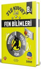 İşleyen Zeka 8. Sınıf Fen Bilimleri 3 lü Kuvvet Serisi Seti
