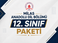 MİLAS ANADOLU LİSESİ 12. SINIF DİL BÖLÜMÜ DENEME KULUBÜ ( 15 ADET )