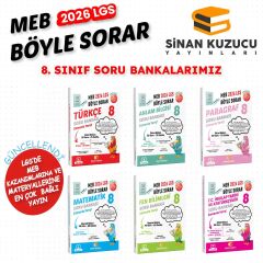 SİNAN KUZUCU YAYINLARI 8. SINIF - LGS MEB BÖYLE SORAR SORU BANKASI SETİ ( 2026 LGS )