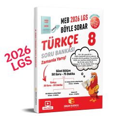 SİNAN KUZUCU YAYINLARI 8. Sınıf 2026 Lgs Meb Böyle Sorar TÜRKÇE Soru Bankası Video Çözümlü