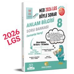 Sinan Kuzucu Yayınları 8. Sınıf 2026 Lgs Meb Böyle Sorar ANLAM BİLGİSİ Soru Bankası Video Çözümlü