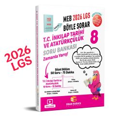 Sinan Kuzucu Yayınları 8. Sınıf 2026 Lgs Meb Böyle Sorar T.C. İNKILAP TARİHİ VE ATATÜRKÇÜLÜK Soru Bankası Video Çözümlü