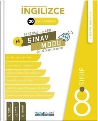 Pruva Akademi 8. Sınıf İngilizce Sınav Modu 20 Deneme