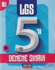 Yeni Tarz Yayınları 8. Sınıf LGS 5 li Deneme Sınavı