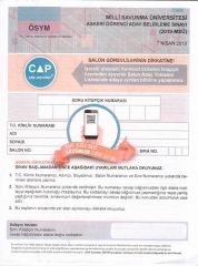 Çap Yayınları 2019 MSÜ Tıpkı Basım