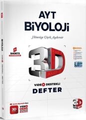 3D Yayınları AYT Biyoloji Video Destekli Defter