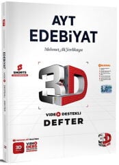 3D Yayınları AYT Edebiyat Video Destekli Defter