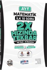 Pion Yayınları AYT Matematik Ders Platosu İlk 10 Soru 2X Hızında Tekrar
