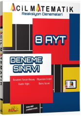 Acil Yayınları AYT Reaksiyon 8 li Denemeleri